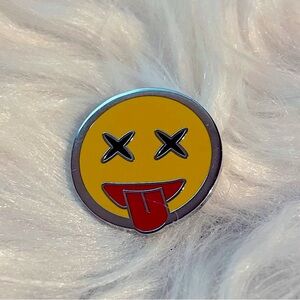Coach Collectible Emoji Pin Varsity Collection Rare